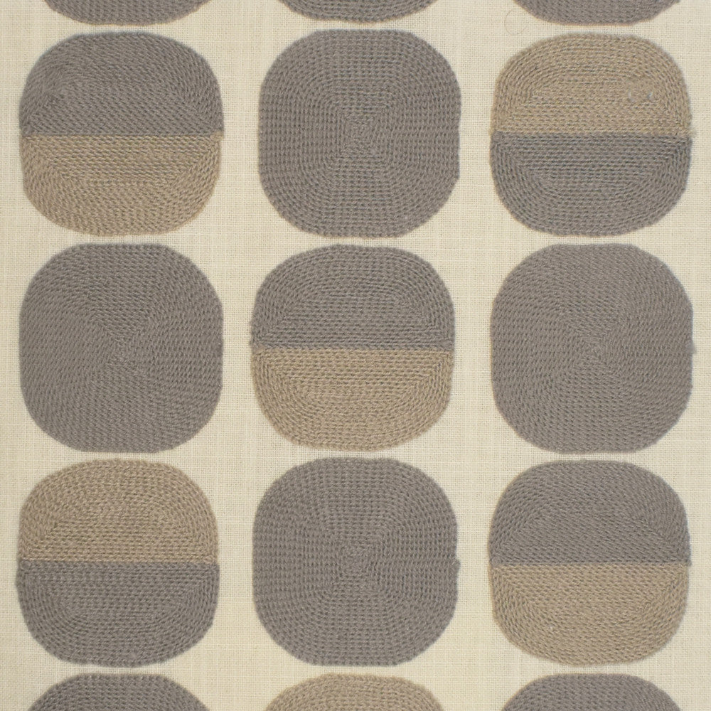 S3828 Dove by Greenhouse Fabric 52% Cotton, 48% Polyester With 100% Cotton Embroidery India 9,000 double rubs </p><p>Repeat: 10.5" H, 9.3" V 52" - Fabric Carolina -