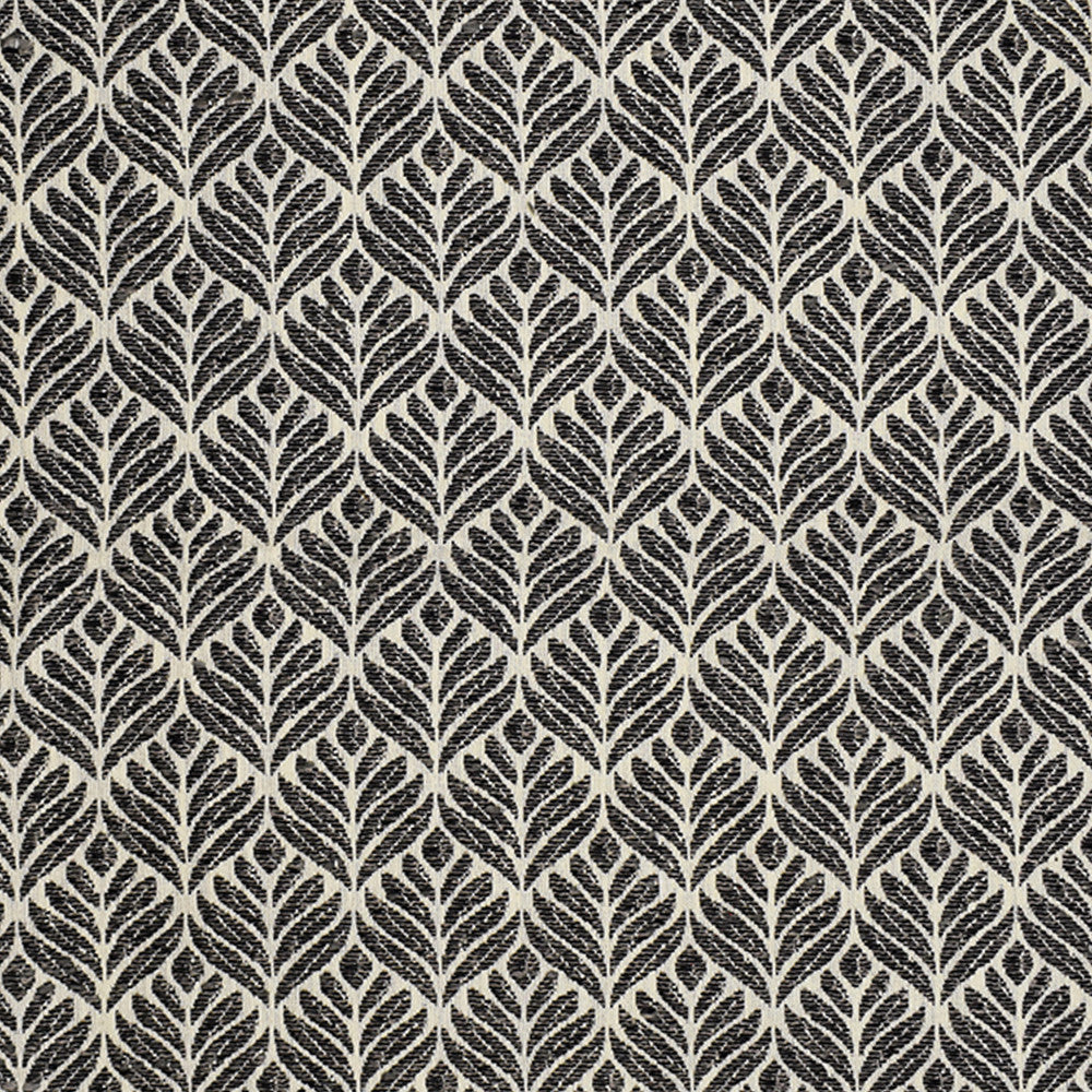 S3855 Charcoal by Greenhouse Fabric 63% Polyester, 37% Cotton India 50,000 double rubs </p><p>Repeat: 1.75" H, 2.5" V 54" - Fabric Carolina -