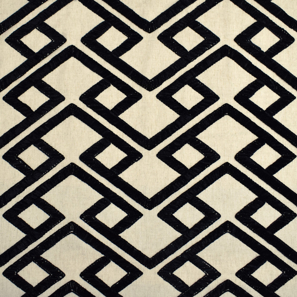 S3856 Onyx by Greenhouse Fabric 68% Polyester, 21% Linen, 11% Cotton With 100% Polyester Embroidery India 9,000 </p><p>Repeat: 10.9" H, 4.1" V 54" - Fabric Carolina -