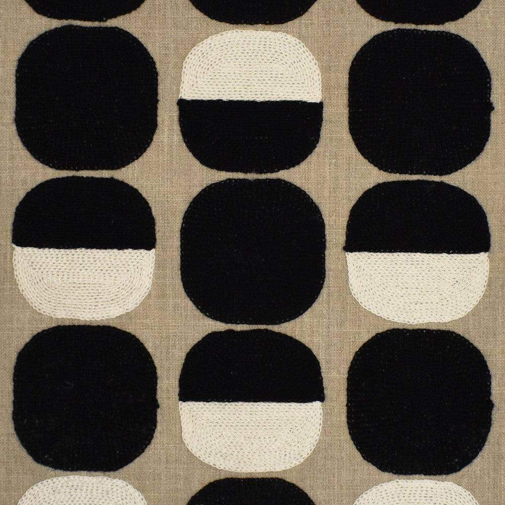 S3860 Ebony by Greenhouse Fabric S51: Granite 52% Cotton, 48% Polyester With 100% Cotton Embroidery India 9,000 double rubs </p><p>Repeat: 10.5" H, 9.3" V 52" - Fabric Carolina -