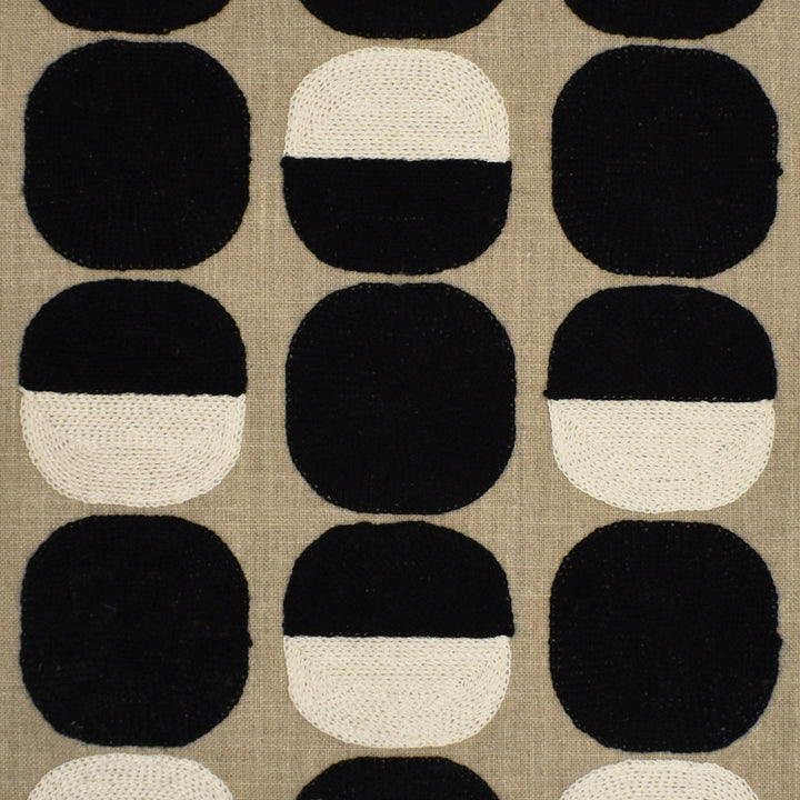 S3860 Ebony by Greenhouse Fabric S51: Granite 52% Cotton, 48% Polyester With 100% Cotton Embroidery India 9,000 double rubs </p><p>Repeat: 10.5" H, 9.3" V 52" - Fabric Carolina -