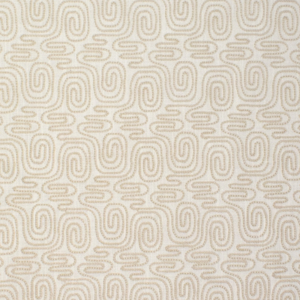 S3881 Neutral by Greenhouse Fabric 73% Cotton, 27% Polyester With 100% Cotton Embroidery India DRAPERY </p><p>Repeat: 6" H, 6" V 56" - Fabric Carolina -