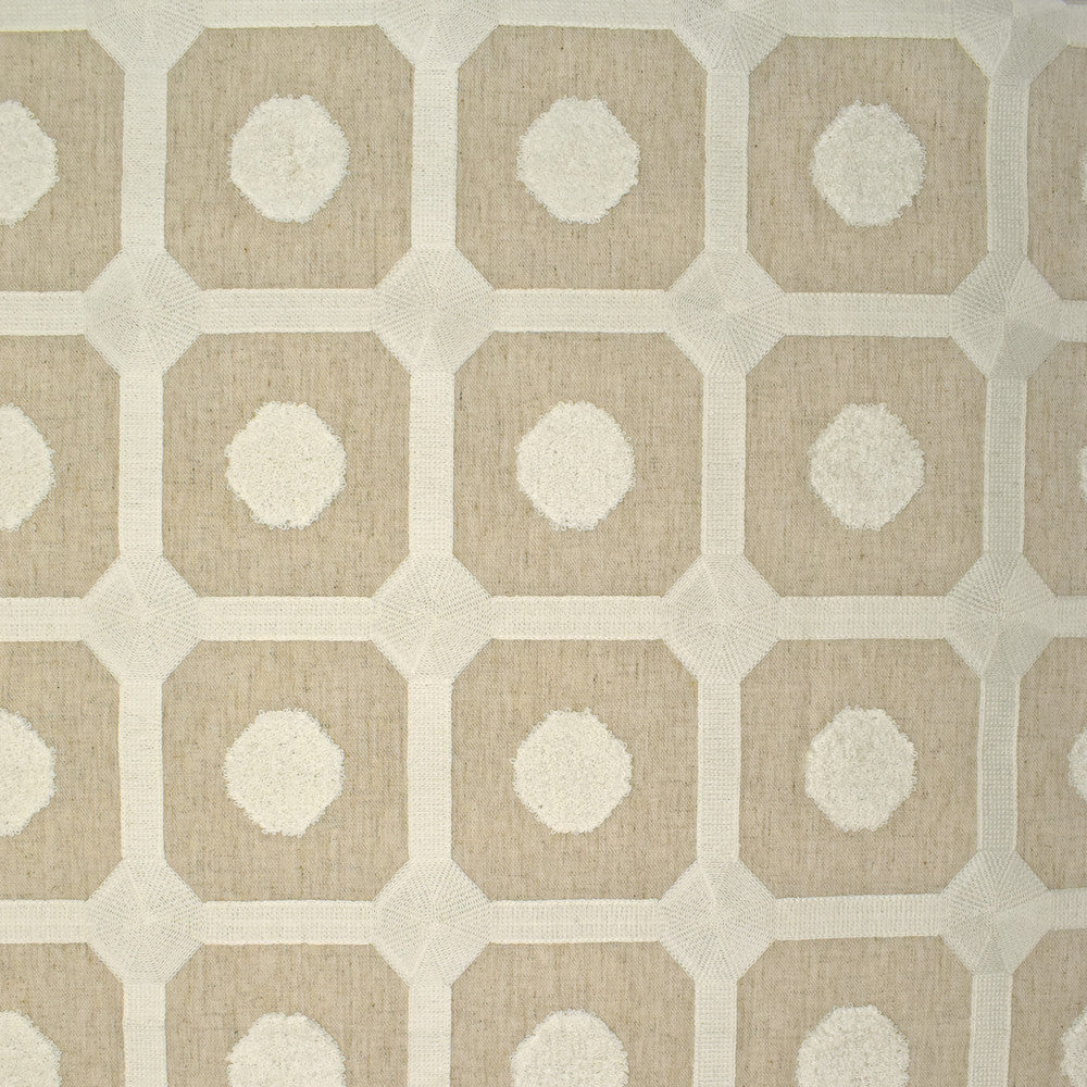 S3894 Beige by Greenhouse Fabric 68% Polyester, 21% Linen, 11% Cotton With 100% Cotton Embroidery India 9,000 double rubs </p><p>Repeat: 4.5" H, 4.7" V 52" - Fabric Carolina -