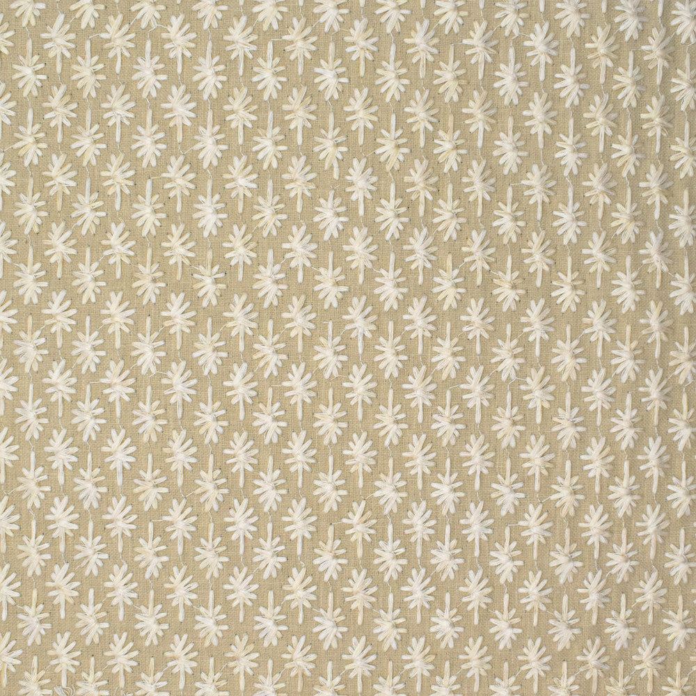 S3906 Dune by Greenhouse Fabric 50% Polyester, 50% Cotton With 100% Viscose Embroidery India 9,000 </p><p>Repeat: 1.1" H, 1.2" V 52" - Fabric Carolina -