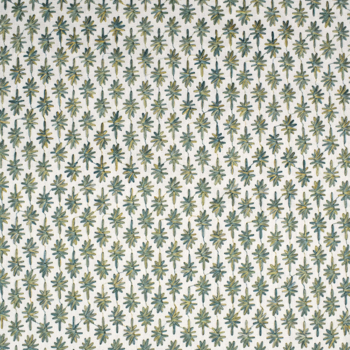 S3942 Seaglass by Greenhouse Fabric 50% Polyester, 50% Cotton With 100% Viscose Embroidery India 9,000 </p><p>Repeat: 1.1" H, 1.2" V 52" - Fabric Carolina -