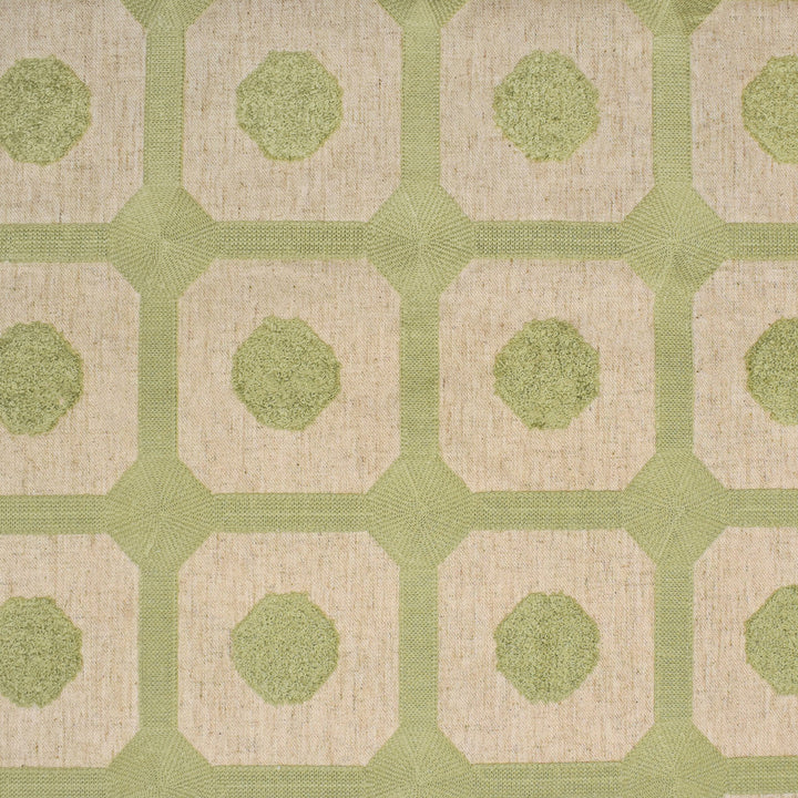 S3953 Sage by Greenhouse Designer Fabric 68% Polyester, 21% Linen, 11% Cotton With 100% Cotton Embroidery India 9,000 </p><p>Repeat: 4.5" H, 4.7" V 52" - Swanky Fabrics -