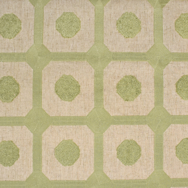 S3953 Sage by Greenhouse Fabric 68% Polyester, 21% Linen, 11% Cotton With 100% Cotton Embroidery India 9,000 </p><p>Repeat: 4.5" H, 4.7" V 52" - Fabric Carolina -