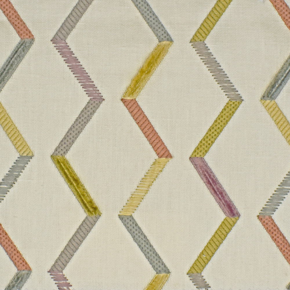 S3958 Thistle by Greenhouse Fabric 50% Polyester, 50% Cotton With 100% Polyester Embroidery India 9,000 double rubs </p><p>Repeat: 7.4" H, 6.4" V 52" - Fabric Carolina -