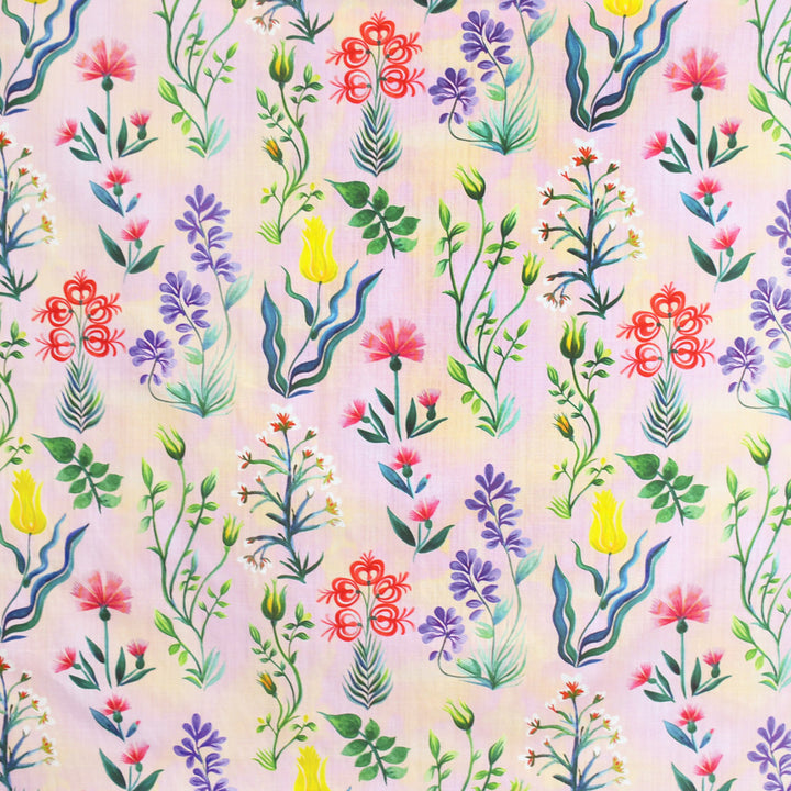S3966 Spring by Greenhouse Fabric 90% Cotton, 10% Linen Pakistan 12,000 double rubs </p><p>Repeat: 13.5" H, 25.25" V 54" - Fabric Carolina -
