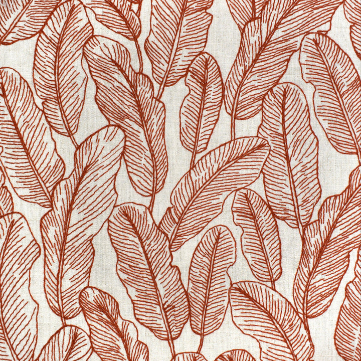 S3975 Rust by Greenhouse Designer Fabric 92% Polyester, 8% Linen India 50,000 </p><p>Repeat: 17" H, 15.5" V 51" - Swanky Fabrics -