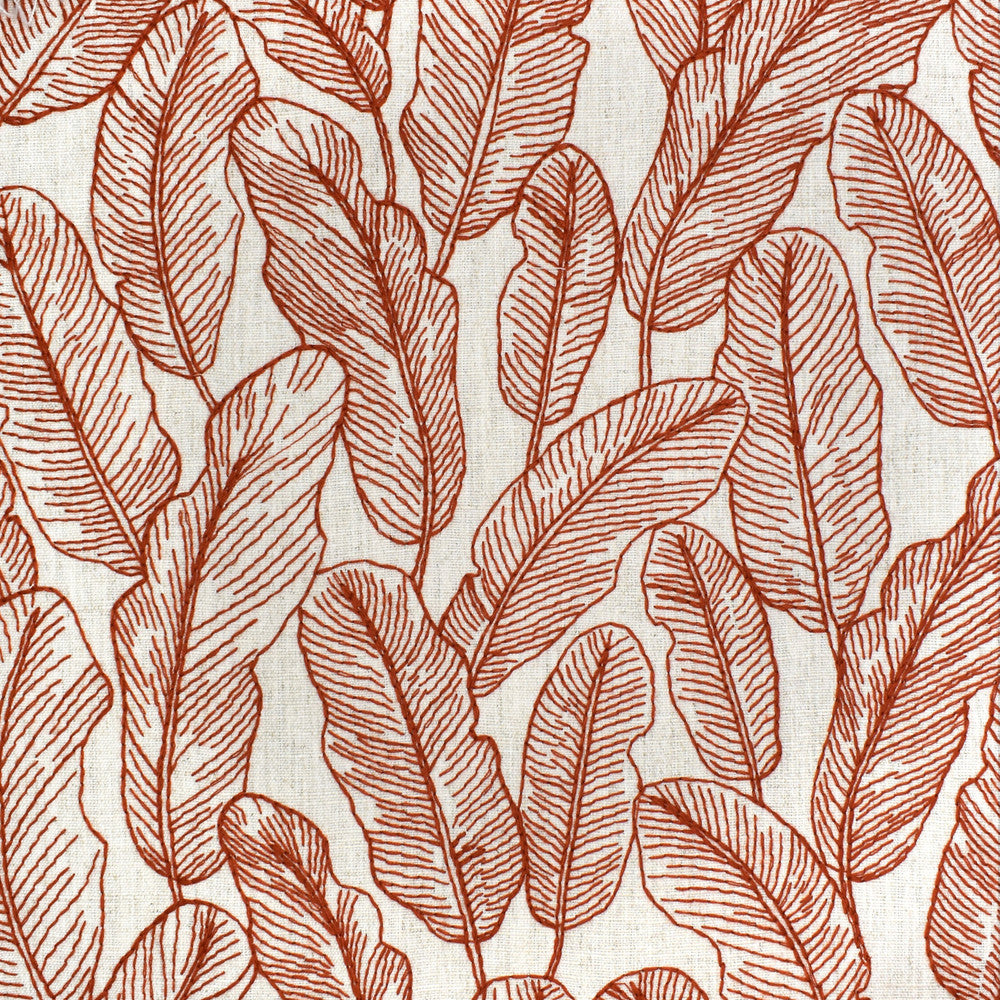 S3975 Rust by Greenhouse Fabric 92% Polyester, 8% Linen India 50,000 double rubs </p><p>Repeat: 17" H, 15.5" V 51" - Fabric Carolina -