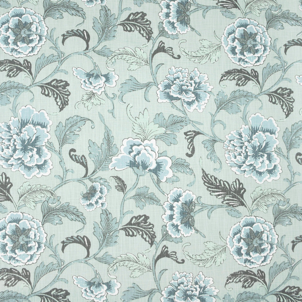 S3986 Mist by Greenhouse Fabric 54% Cotton, 46% Polyester China 15,000 </p><p>Repeat: 27.5" H, 24.5" V 56" - Fabric Carolina -