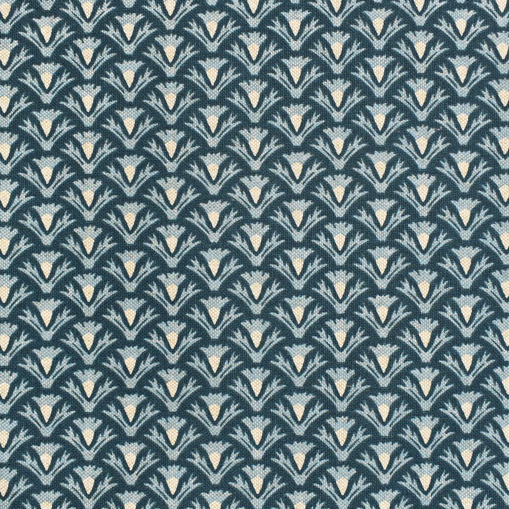 S4000 Blue by Greenhouse Fabric 88% Cotton, 12% Rayon USA 15,000 double rubs </p><p>Repeat: 2.16" H, 1.26" V 54" - Fabric Carolina -