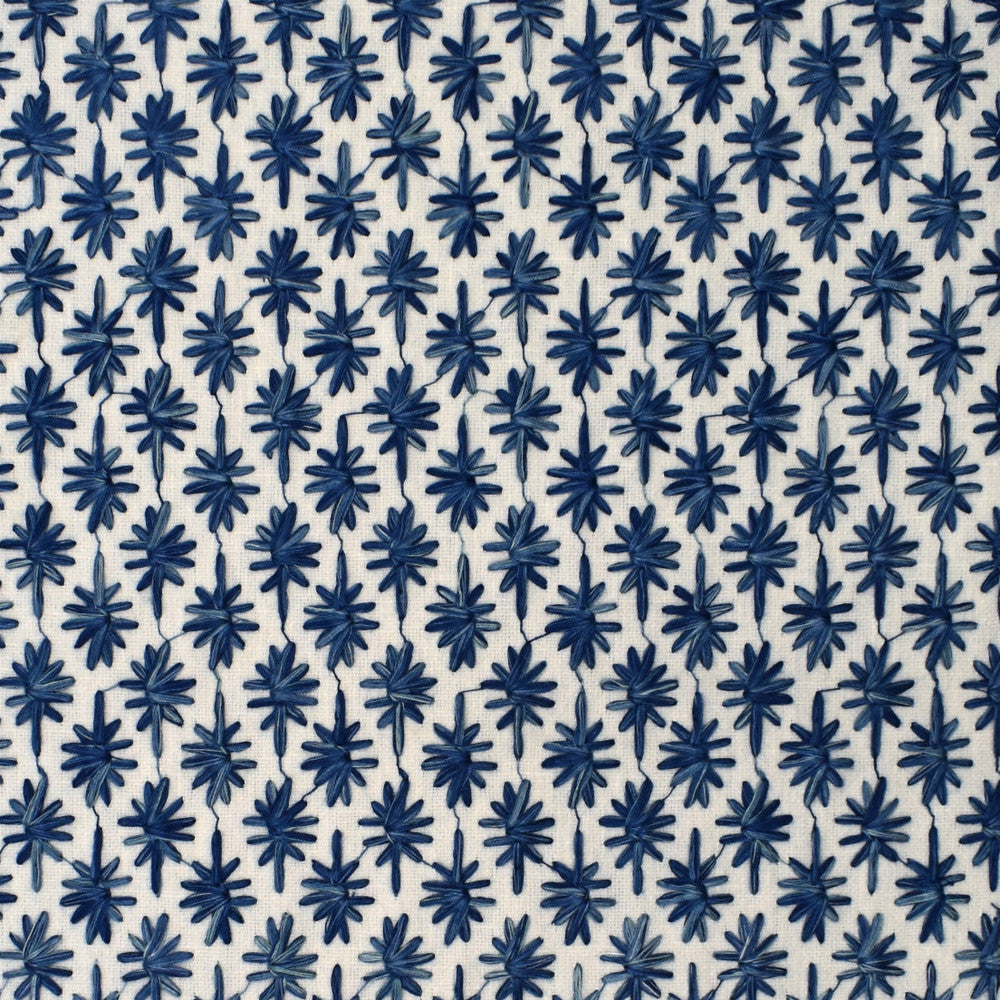S4024 Porcelain by Greenhouse Fabric 50% Polyester, 50% Cotton With 100% Viscose Embroidery India 9,000 </p><p>Repeat: 1.1" H, 1.2" V 52" - Fabric Carolina -