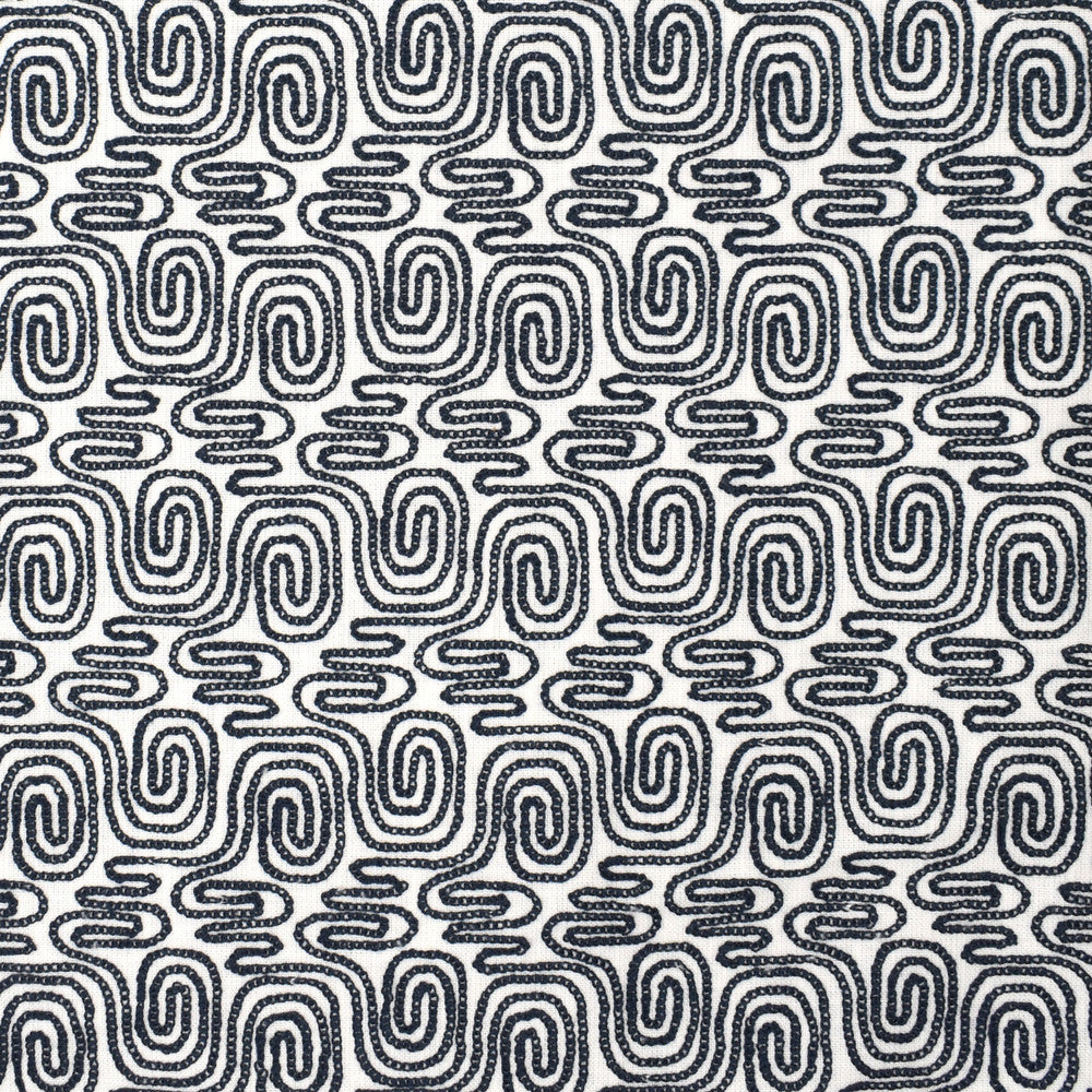 S4030 Navy by Greenhouse Fabric S54: Baltic 73% Cotton, 27% Polyester With 100% Cotton Embroidery India DRAPERY double rubs </p><p>Repeat: 6" H, 6" V 56" - Fabric Carolina -