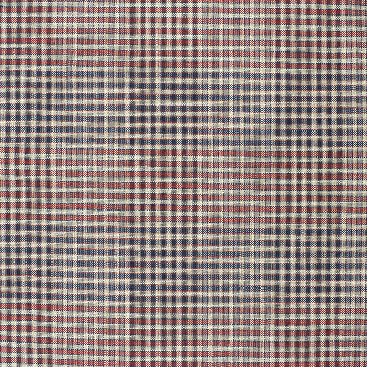 S4049 Americana by Greenhouse Designer Fabric S55: Plaid Coordinates 78% Cotton, 15% Linen, 7% Polyester India 51,000 double rubs </p><p>Repeat: 5.4" H, 4.8" V 54" - Swanky Fabrics -