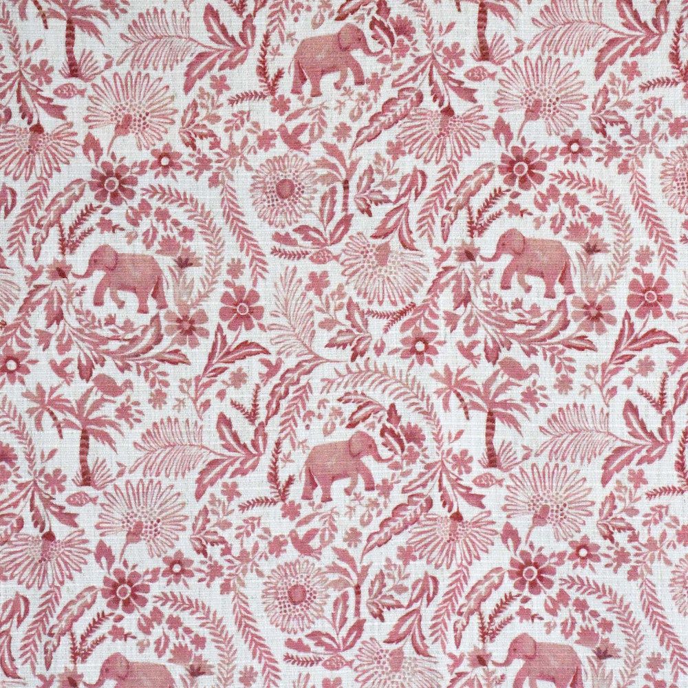 S4095 Coral by Greenhouse Fabric 91% Polyester, 9% Linen China 53,000 double rubs </p><p>Repeat: 9" H, 9" V 56" - Fabric Carolina -
