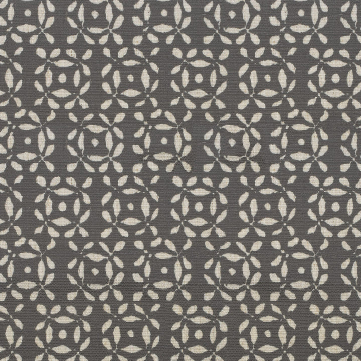 S4111 Pewter by Greenhouse Fabric 91% Polyester, 9% Linen China 53,000 </p><p>Repeat: 9" H, 8.5" V 56" - Fabric Carolina -