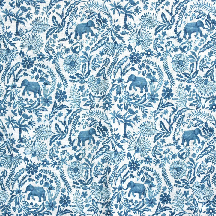 S4137 Peacock by Greenhouse Fabric 91% Polyester, 9% Linen China 53,000 double rubs </p><p>Repeat: 9" H, 9" V 56" - Fabric Carolina -