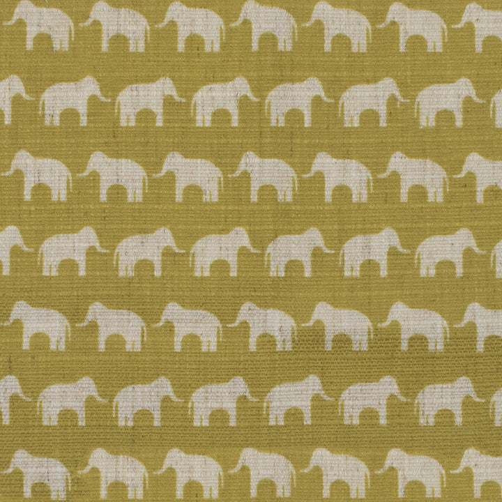 S4139 Citron by Greenhouse Designer Fabric 91% Polyester, 9% Linen China 53,000 double rubs </p><p>Repeat: 1.2" H, 2.4" V 56" - Swanky Fabrics -