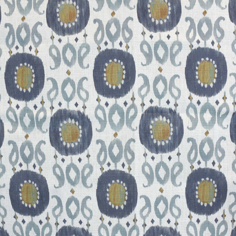 S4171 Slate by Greenhouse Fabric 91% Polyester, 9% Linen China 53,000 double rubs </p><p>Repeat: 12" H, 9" V 56" - Fabric Carolina -