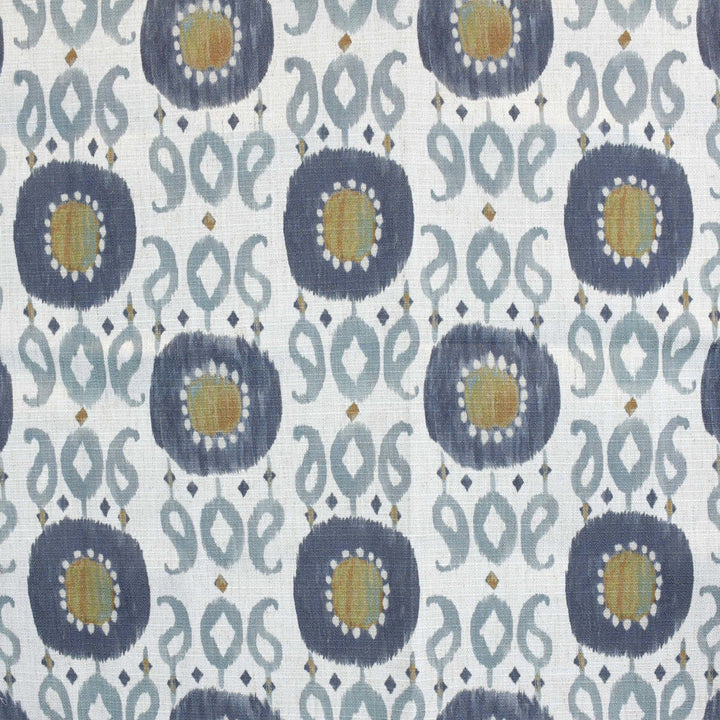 S4171 Slate by Greenhouse Designer Fabric 91% Polyester, 9% Linen China 53,000 double rubs </p><p>Repeat: 12" H, 9" V 56" - Swanky Fabrics -