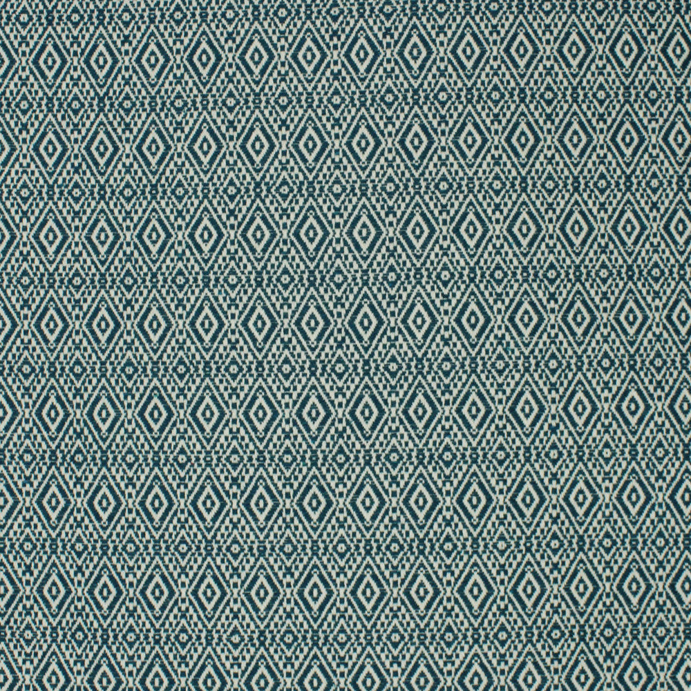 S4230 Teal by Greenhouse Fabric 70% Cotton, 30% Polyester USA 40,000 </p><p>Repeat: 1.462" H, .0875" V 54" - Fabric Carolina -
