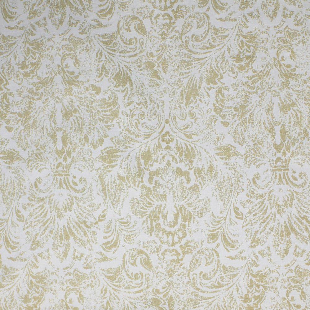 S4387 Custard by Greenhouse Fabric 100% Polyester USA 50,000 </p><p>Repeat: 29.464" H, 27" V 54" - Fabric Carolina -