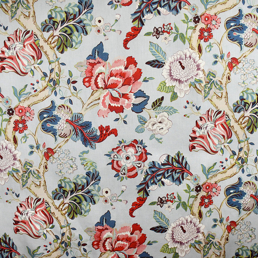 S4796 Cerulean by Greenhouse Fabric 100% Cotton India 51,000 </p><p>Repeat: 27" H, 25.25" V 54" - Fabric Carolina -