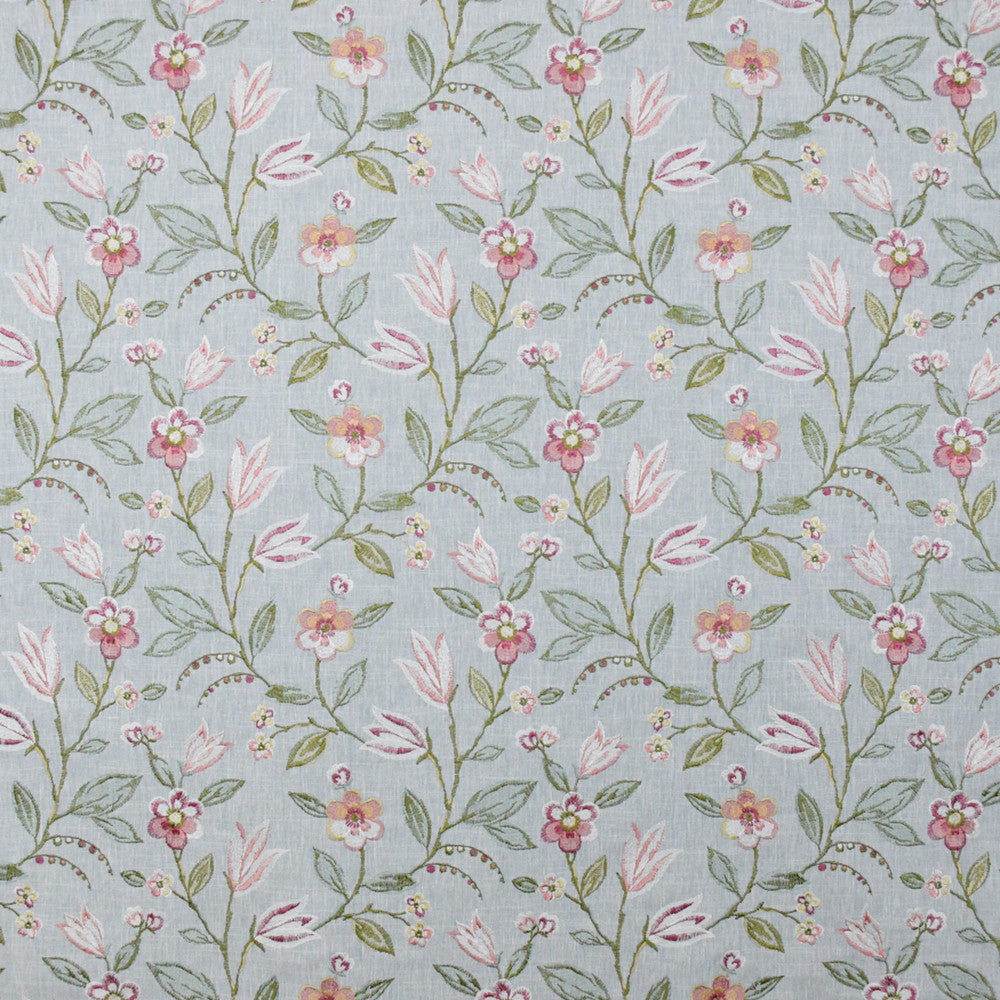S4812 English Garden by Greenhouse Fabric S69: Rain 58% Cotton, 42% Polyester W/ 100% Rayon Embroidery India 9,000 double rubs </p><p>Repeat: 13.125" H, 12.5" V 54" - Fabric Carolina -