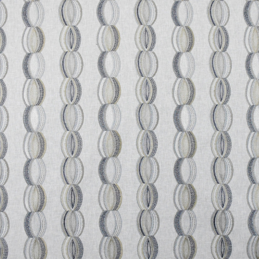 S4818 Slate by Greenhouse Fabric 52% Cotton, 48% Polyester W/ 100% Polyester Embroidery India 9,000 </p><p>Repeat: 8.875" H, 6.25" V 54" - Fabric Carolina -