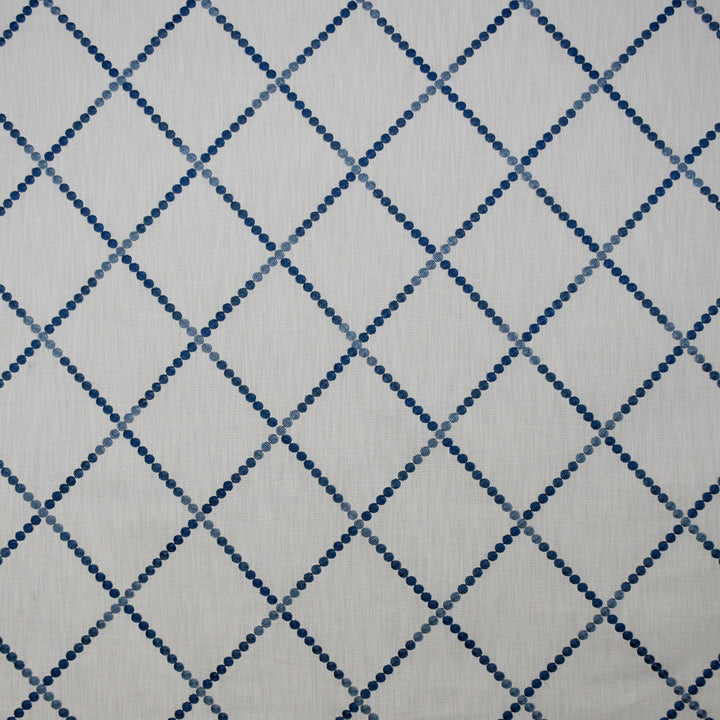S4823 Cadet by Greenhouse Designer Fabric S69: Rain 54% Cotton, 46% Polyester W/ 100% Rayon Embroidery India 9,000 double rubs </p><p>Repeat: 6.875" H, 7.625" V 59" - Swanky Fabrics -