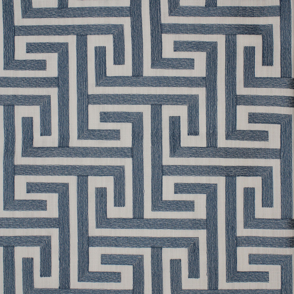 S4825 Atlantic by Greenhouse Fabric 100% Polyester W/ 100% Rayon Embroidery India 9,000 </p><p>Repeat: 6.625" H, 6.375" V 55" - Fabric Carolina -