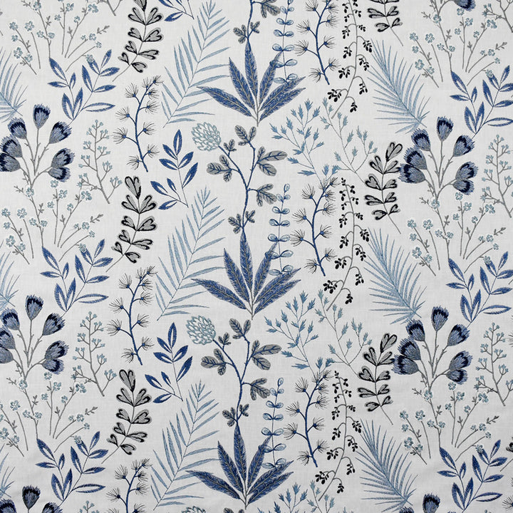 S4837 Blue Jay by Greenhouse Fabric S69: Rain 58% Cotton, 42% Polyester W/ 100% Rayon Embroidery India 3,000 double rubs </p><p>Repeat: 26" H, 12.75" V 54" - Fabric Carolina -
