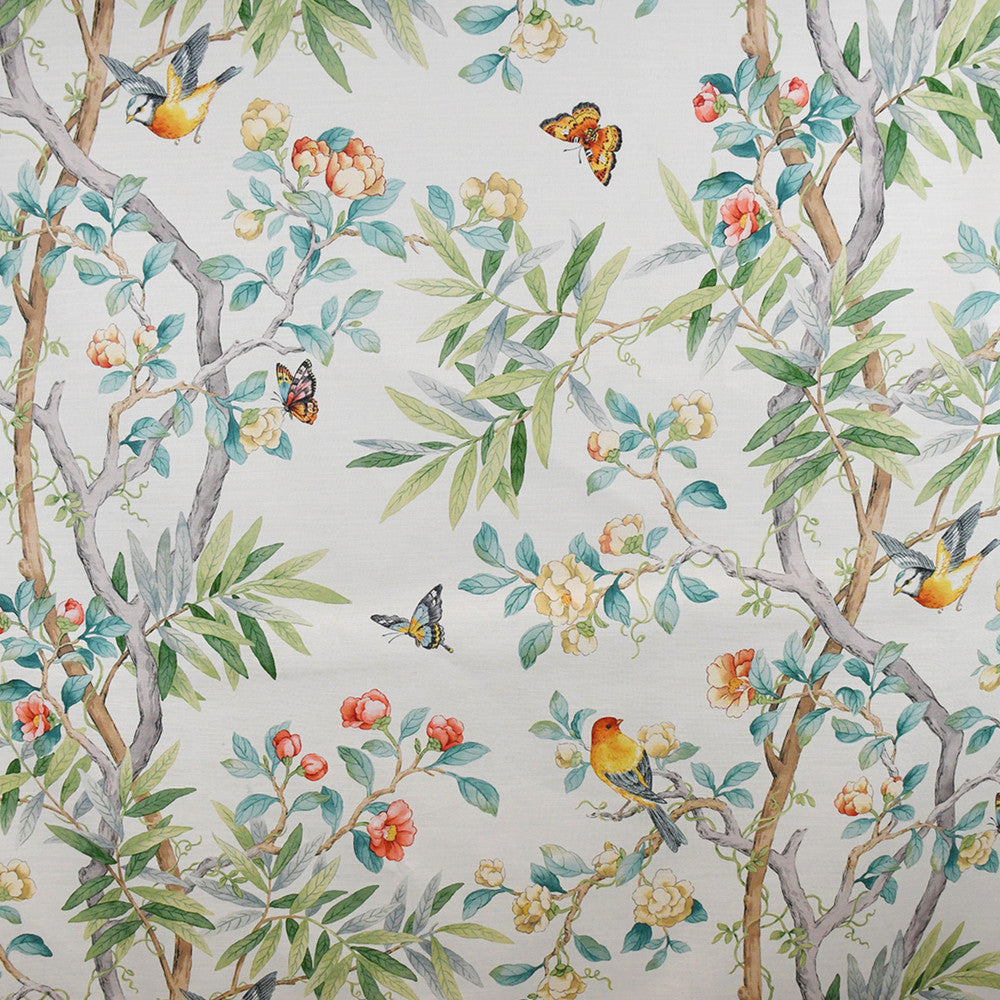 S4853 Multi by Greenhouse Fabric S70: Moss 100% Cotton Peru 25,000 double rubs Soil & Stain Repellent </p><p>Repeat: 27" H, 35.5" V 54" - Fabric Carolina -