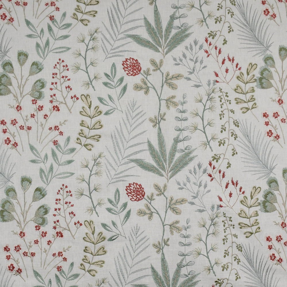 S4856 Spa by Greenhouse Fabric 58% Cotton, 42% Polyester With 100% Rayon Embroidery India 3,000 </p><p>Repeat: 26" H, 12.75" V 54" - Fabric Carolina -