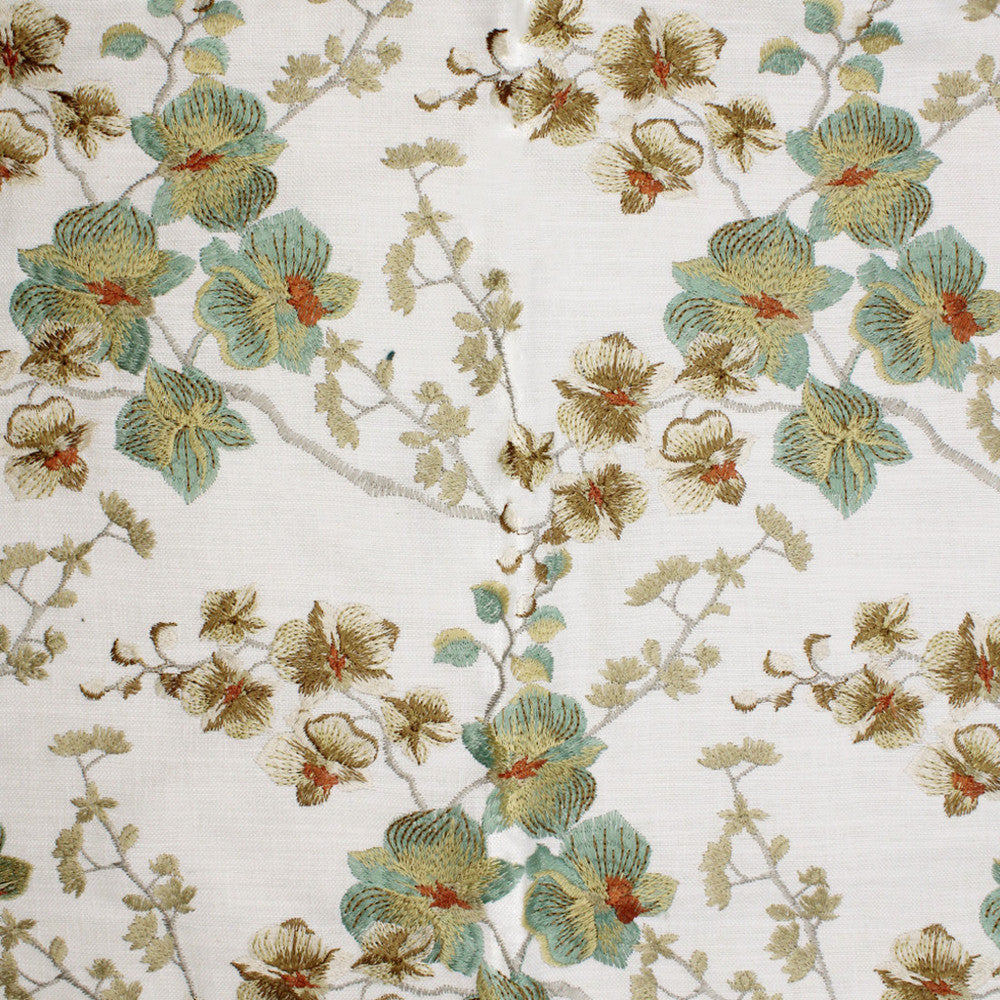 S4865 Empire Cream by Greenhouse Fabric 75% Cotton, 25% Polyester India Drapery </p><p>Repeat: 17" H, 9.45" V 54" - Fabric Carolina -