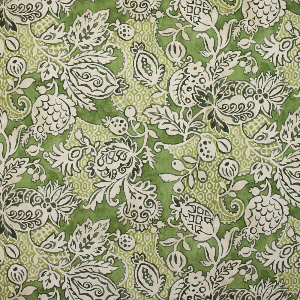 S4883 Avocado by Greenhouse Fabric 100% Cotton Spain 6,000 </p><p>Repeat: 27" H, 27" V 54" - Fabric Carolina -