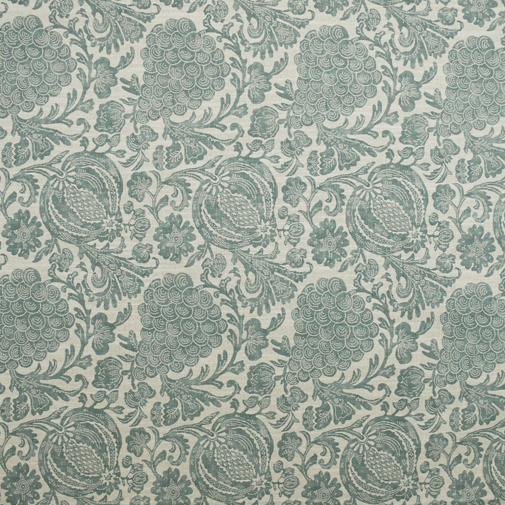 S4886 Aqua by Greenhouse Fabric 75% Cotton, 25% Linen Pakistan 27,000 </p><p>Repeat: 54" H, 36" V 54" - Fabric Carolina -