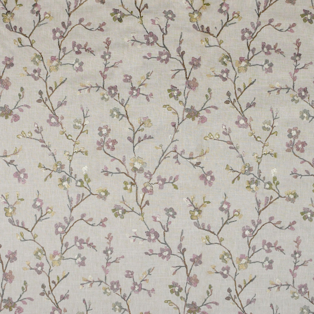 S4900 Wisteria by Greenhouse Fabric 58% Cotton, 42% Polyester W/ 100% Rayon Embroidery India 6,000 </p><p>Repeat: 17.5" H, 18.5" V 55" - Fabric Carolina -