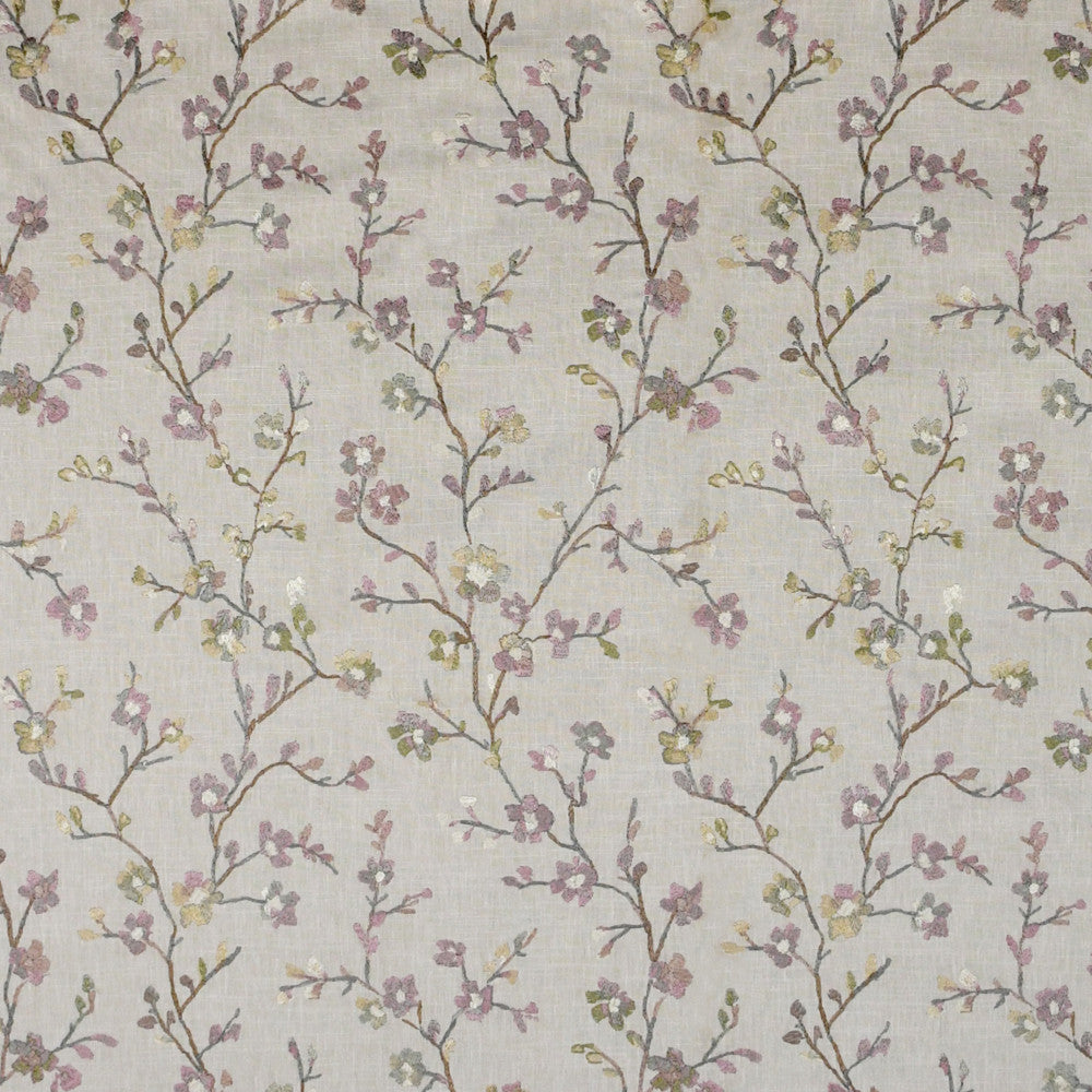 S4900 Wisteria by Greenhouse Fabric S71: Spring 58% Cotton, 42% Polyester W/ 100% Rayon Embroidery India 6,000 double rubs </p><p>Repeat: 17.5" H, 18.5" V 55" - Fabric Carolina -