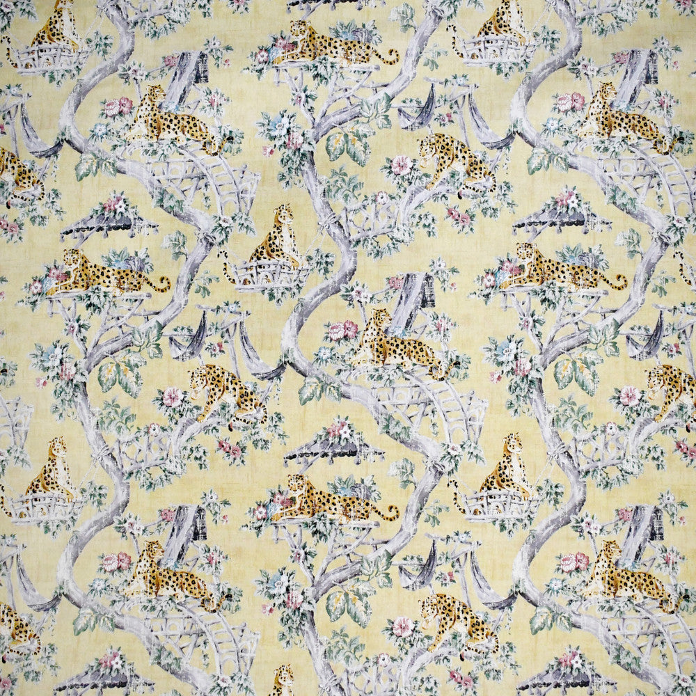 S4906 Gold by Greenhouse Fabric S71: Spring 100% Cotton Peru 20,000 double rubs Soil & Stain Repellent </p><p>Repeat: 13.5" H, 27" V 54" - Fabric Carolina -