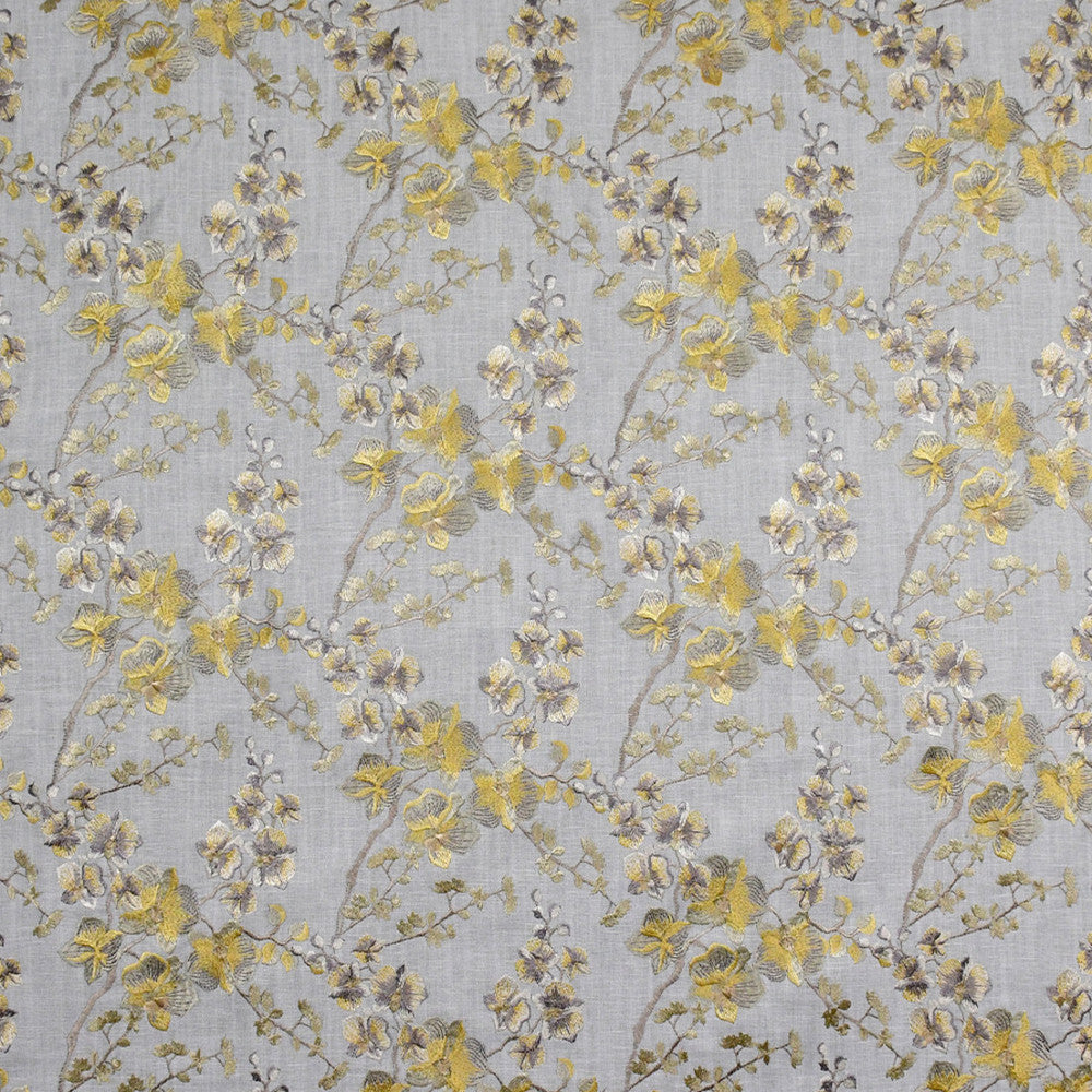 S4907 Oyster by Greenhouse Fabric 75% Cotton, 25% Polyester India Drapery </p><p>Repeat: 17" H, 9.45" V 54" - Fabric Carolina -