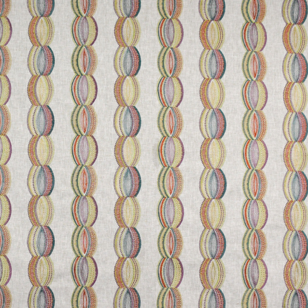 S4911 Carnival by Greenhouse Fabric S71: Spring 52% Cotton, 48% Polyester W/ 100% Polyester Embroidery India 9,000 double rubs </p><p>Repeat: 8.875" H, 6.25" V 54" - Fabric Carolina -