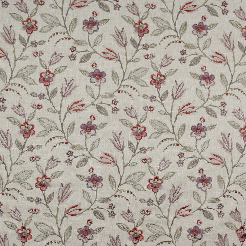 S4917 Wisteria by Greenhouse Fabric S71: Spring 58% Cotton, 42% Polyester W/ 100% Rayon Embroidery India 9,000 double rubs </p><p>Repeat: 13.125" H, 12.5" V 54" - Fabric Carolina -