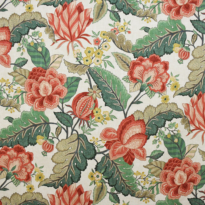 S4932 Multi by Greenhouse Fabric S71: Spring 100% Cotton Spain 6,000 double rubs Soil & Stain Repellent </p><p>Repeat: 27" H, 35.5" V 54" - Fabric Carolina -