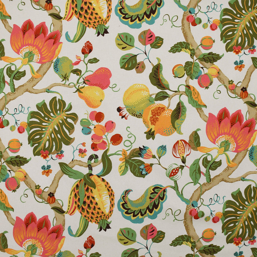 S4936 Bright Multi by Greenhouse Fabric S71: Spring 100% Cotton Spain 51,000 double rubs Soil & Stain Repellent </p><p>Repeat: 27" H, 27" V 54" - Fabric Carolina -