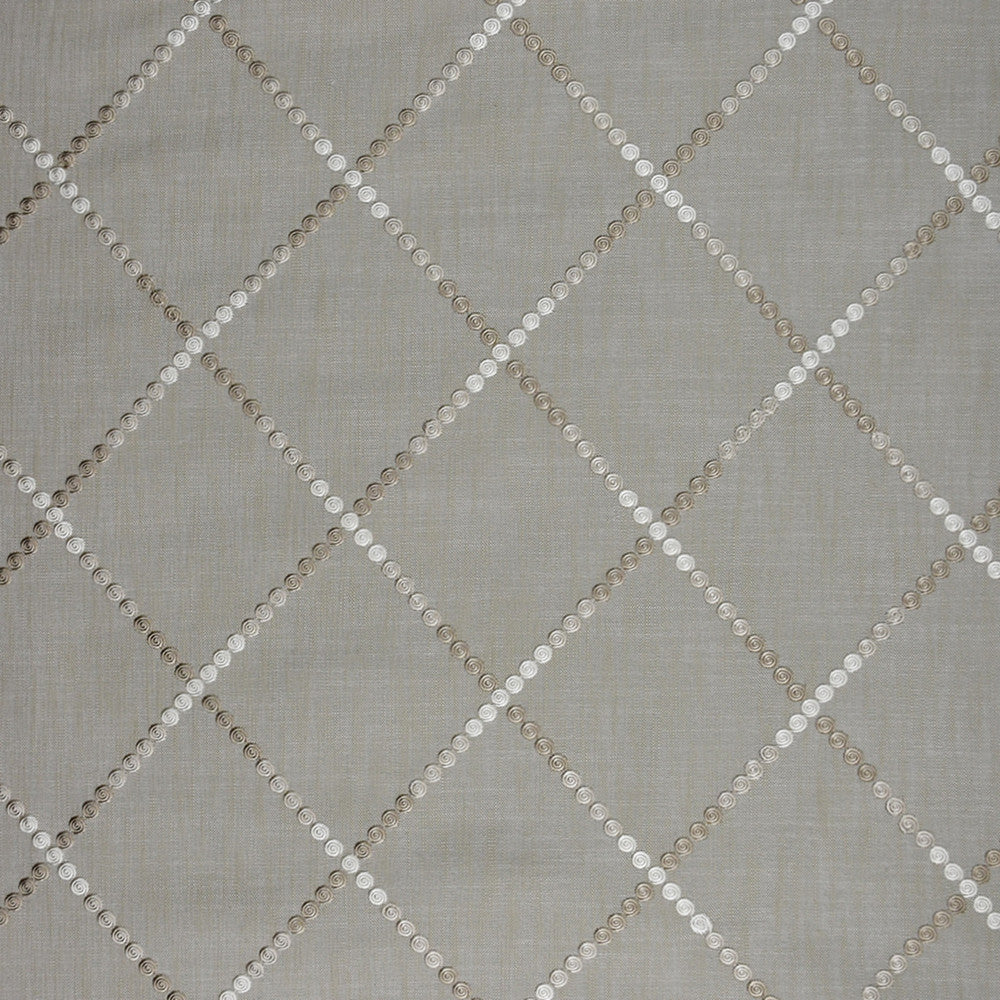 S4975 Flax by Greenhouse Fabric S72: Fawn 54% Cotton, 46% Polyester W/ 100% Rayon Embroidery India 9,000 double rubs </p><p>Repeat: 6.875" H, 7.625" V 59" - Fabric Carolina -