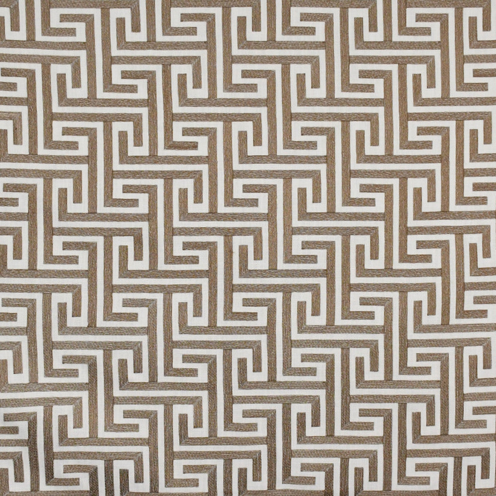 S4985 Cocoa by Greenhouse Fabric 100% Polyester W/ 100% Rayon Embroidery India 9,000 </p><p>Repeat: 6.625" H, 6.375" V 55" - Fabric Carolina -