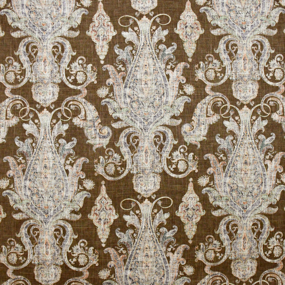S4987 Oak by Greenhouse Fabric S72: Fawn 55% Linen, 45% Rayon USA 24,000 double rubs Soil & Stain Repellent </p><p>Repeat: 27" H, 25.5" V 54" - Fabric Carolina -